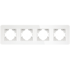 Рамка стеклянная FRM-OMALI-GS-4-WH (Arlight, -)