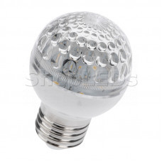Лампа шар e27 9 LED ∅50мм тепло-белая
