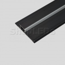 Комплект профиль Sense KIT SLKG-1371-2000 Anod Black (экран, заглушки)