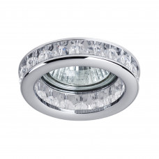 031704 Светильник MONILO INC MR16/HP16 ХРОМ/ПРОЗРАЧНЫЙ