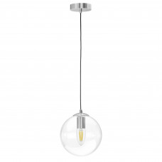 801004 Люстра SFERETTA E27 1х6W (led) E27 ХРОМ/ПРОЗРАЧНЫЙ