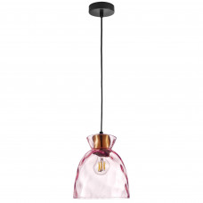 806112 Подвес NUBELLA 1х12W (led) E27 ЧЕРНЫЙ/БРОНЗА/РОЗОВЫЙ