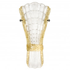 820629 Бра ZUCCHE 2х40W G9 БЕЛЫЙ/ЯНТАРЬ